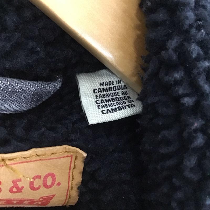 リーバイストラウスアンドコー Levi Strauss & co. ジャケット、上着 ジャンパー、ブルゾン デニムジャケット Gジャン アウター カジュアルジャケット M 無地 ダークグレー / ダークグレー / メンズ USED 古着 中古 10155411
