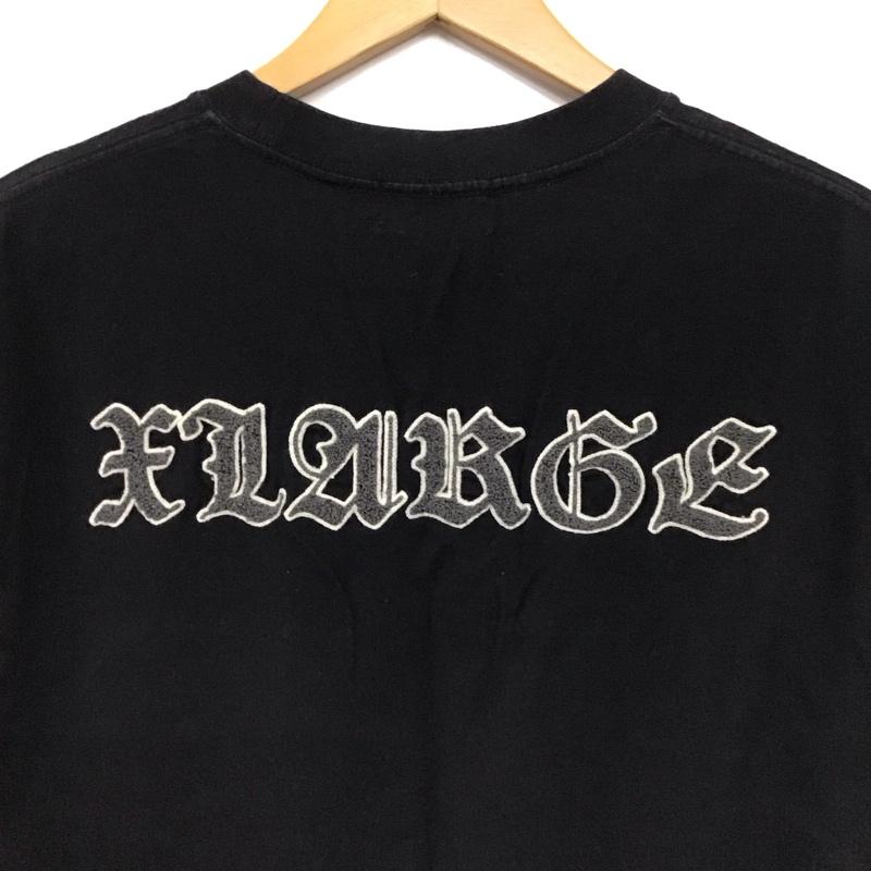 エクストララージ XLARGE Tシャツ 半袖 半袖カットソー プリントTシャツ クルーネックカットソー L ロゴ、文字 黒 / ブラック / black メンズ USED 古着 中古 10155413