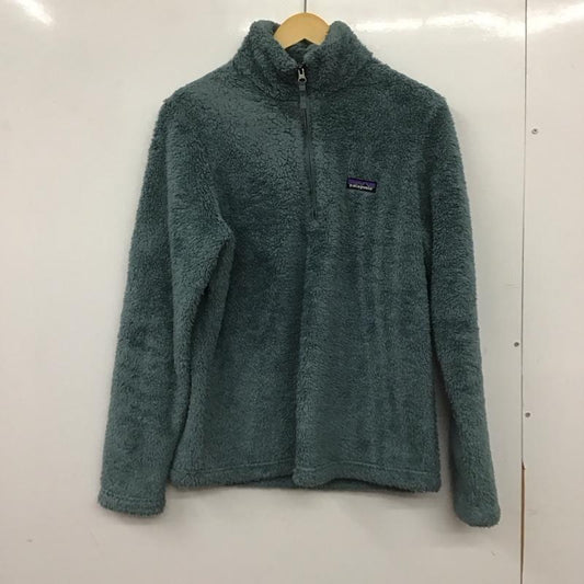 パタゴニア patagonia ジャケット、上着 ジャンパー、ブルゾン ジップアップジャケット フリースジャケット スタンドネック プルオーバー L ロゴ、文字 水色 / ライトブルー / メンズ USED 古着 中古 10155414