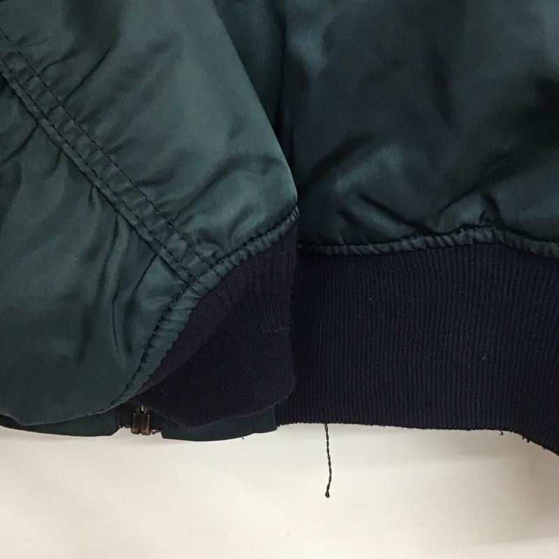 アルファインダストリー Alpha Industries ジャケット、上着 ジャンパー、ブルゾン ジップアップジャケット ナイロンジャケット アウター L 無地 紺 / ネイビー / navy メンズ USED 古着 中古 10155416