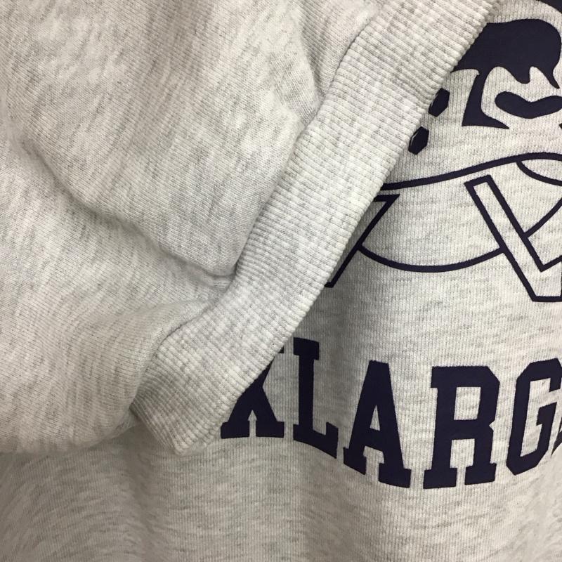 エクストララージ XLARGE トレーナー 半袖 半袖トレーナー スウェット クルーネック プルオーバー XL プリント 灰 / グレー / gray メンズ USED 古着 中古 10155419