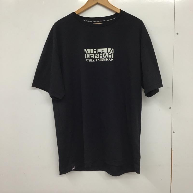 アスレタ ATHLETA Tシャツ 半袖 半袖カットソー プリントTシャツ クルーネックカットソー 0 ロゴ、文字 黒 / ブラック / black メンズ USED 古着 中古 10155421