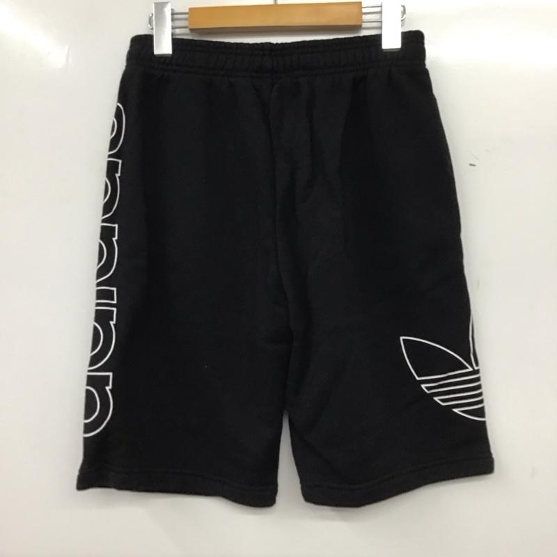 アディダス adidas パンツ ショートパンツ dv3274 ショートパンツ ハーフパンツ M ロゴ、文字 黒 / ブラック / black メンズ USED 古着 中古 10155423