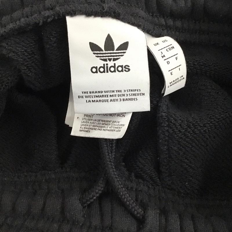 アディダス adidas パンツ ショートパンツ dv3274 ショートパンツ ハーフパンツ M ロゴ、文字 黒 / ブラック / black メンズ USED 古着 中古 10155423