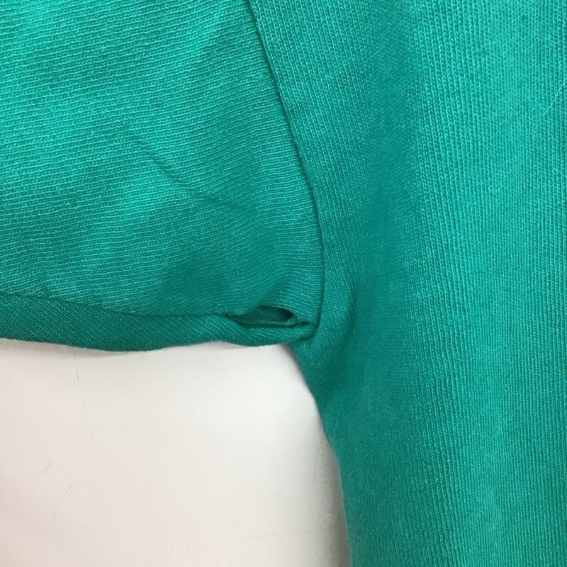 チャンピオン Champion Tシャツ 半袖 半袖カットソー プリントTシャツ クルーネックカットソー XL ロゴ、文字 薄緑 / ライトグリーン / メンズ USED 古着 中古 10155431