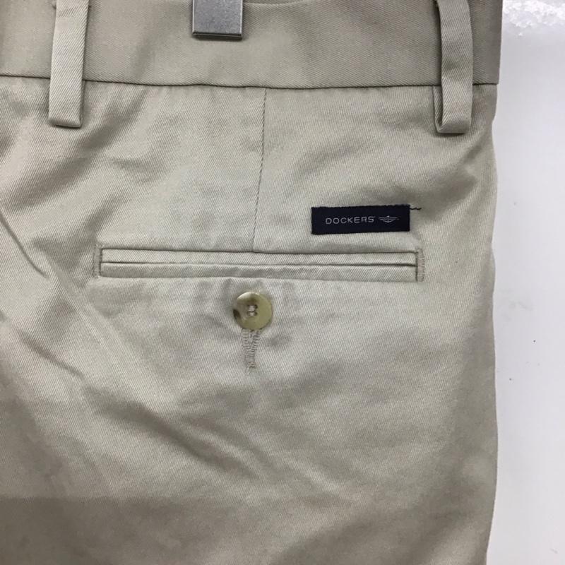 ドッカーズ DOCKERS パンツ ワークパンツ、ペインターパンツ ワークパンツ ワイドパンツ カジュアルパンツ 36インチ ロゴ、文字 ベージュ / ベージュ / beige メンズ USED 古着 中古 10155433
