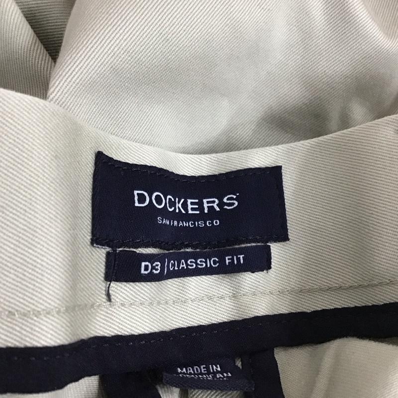 ドッカーズ DOCKERS パンツ ワークパンツ、ペインターパンツ ワークパンツ ワイドパンツ カジュアルパンツ 36インチ ロゴ、文字 ベージュ / ベージュ / beige メンズ USED 古着 中古 10155433