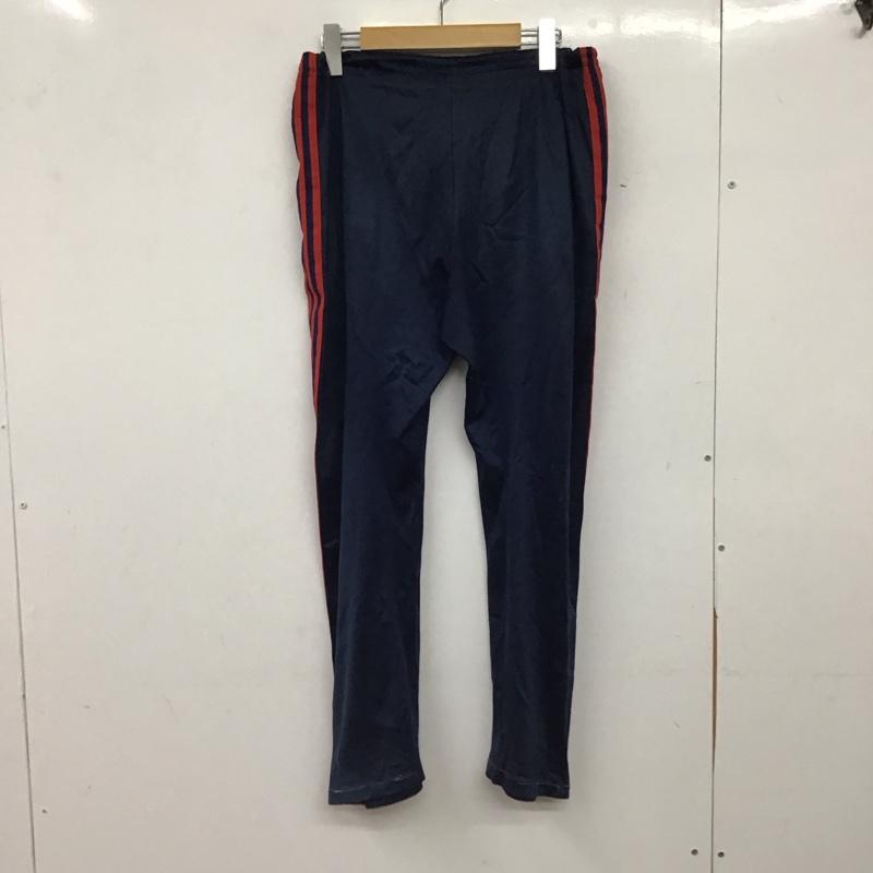 アディダス adidas パンツ ワークパンツ、ペインターパンツ ジャージパンツ ワイドパンツ カジュアルパンツ M ロゴ、文字 紺 / ネイビー / navy メンズ USED 古着 中古 10155434