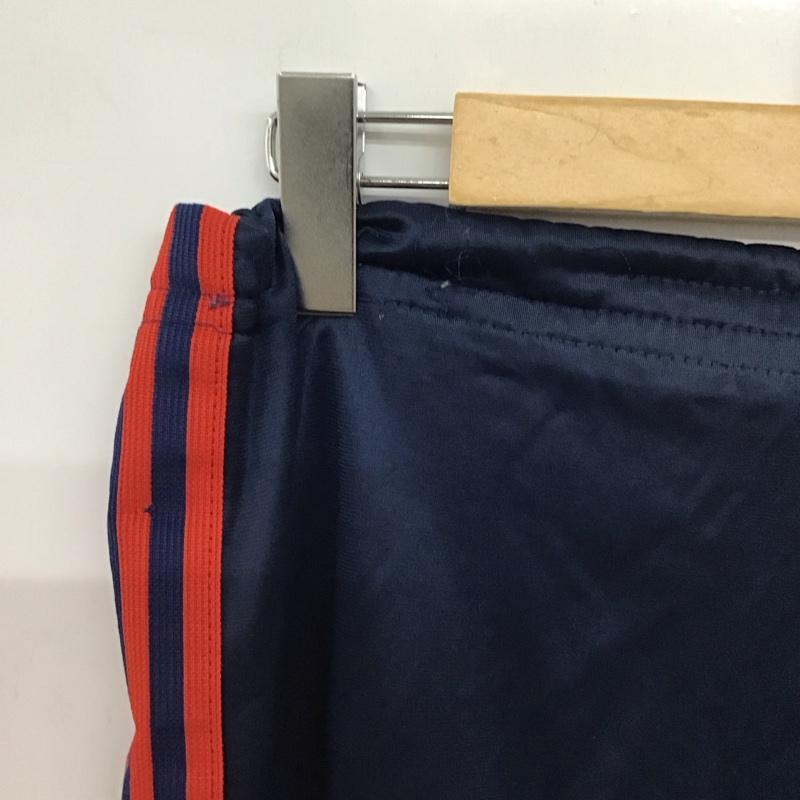 アディダス adidas パンツ ワークパンツ、ペインターパンツ ジャージパンツ ワイドパンツ カジュアルパンツ M ロゴ、文字 紺 / ネイビー / navy メンズ USED 古着 中古 10155434