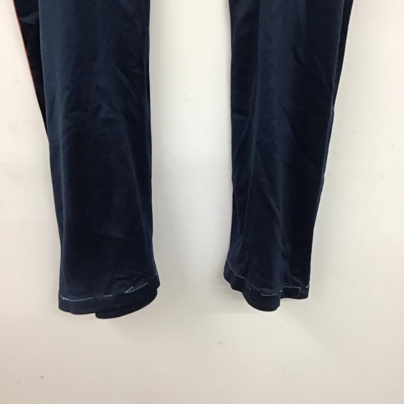 アディダス adidas パンツ ワークパンツ、ペインターパンツ ジャージパンツ ワイドパンツ カジュアルパンツ M ロゴ、文字 紺 / ネイビー / navy メンズ USED 古着 中古 10155434