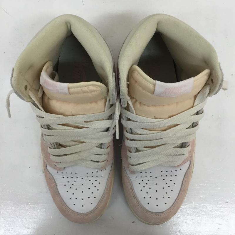 ナイキ NIKE スニーカー スニーカー Nike Women s Air Jordan 1 Retro High OG Washed Pink FD2596-600 23.5cm ロゴ、文字 桃 / ピンク / pink X 白 / ホワイト / white メンズ USED 古着 中古 10155437