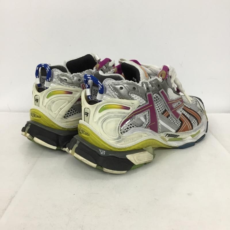 バレンシアガ BALENCIAGA スニーカー スニーカー 677402 RUNNER ローカット 箱有 25cm 25.0cm ロゴ、文字 マルチカラー / マルチカラー / multicolor レディース USED 古着 中古 10155438