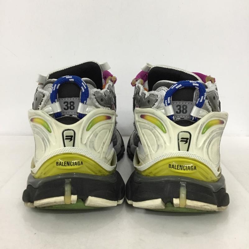 バレンシアガ BALENCIAGA スニーカー スニーカー 677402 RUNNER ローカット 箱有 25cm 25.0cm ロゴ、文字 マルチカラー / マルチカラー / multicolor レディース USED 古着 中古 10155438