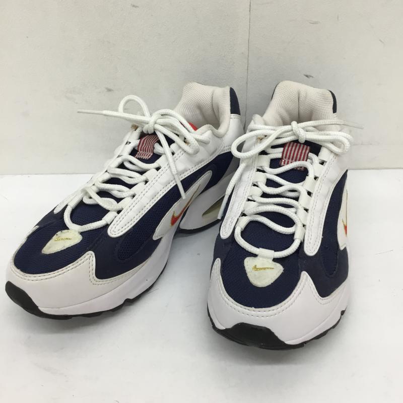 ナイキ NIKE スニーカー スニーカー Nike Air Max Triax 96 USA FD2596-600 25.0cm ロゴ、文字 白 / ホワイト / white X 紺 / ネイビー / navy メンズ USED 古着 中古 10155439