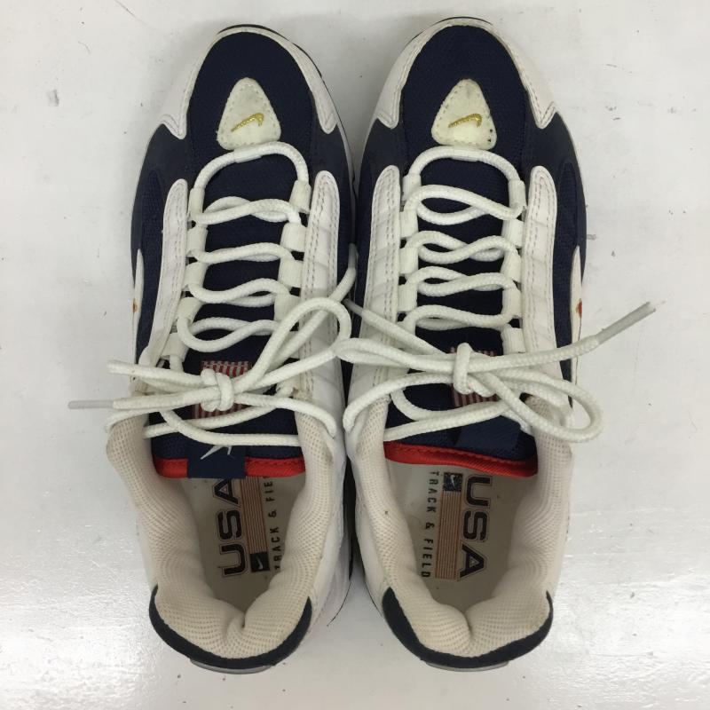 ナイキ NIKE スニーカー スニーカー Nike Air Max Triax 96 USA FD2596-600 25.0cm ロゴ、文字 白 / ホワイト / white X 紺 / ネイビー / navy メンズ USED 古着 中古 10155439