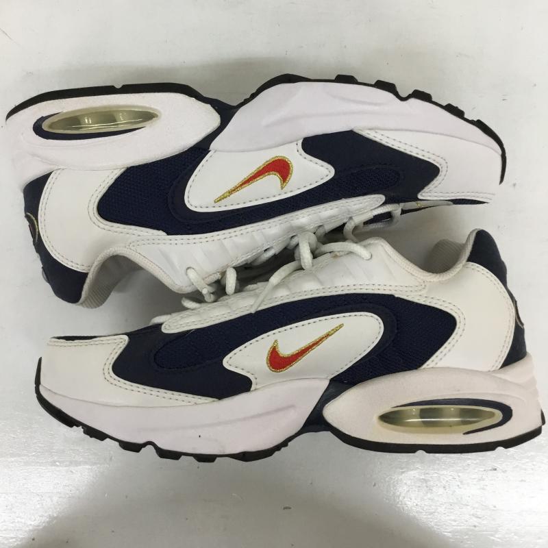 ナイキ NIKE スニーカー スニーカー Nike Air Max Triax 96 USA FD2596-600 25.0cm ロゴ、文字 白 / ホワイト / white X 紺 / ネイビー / navy メンズ USED 古着 中古 10155439