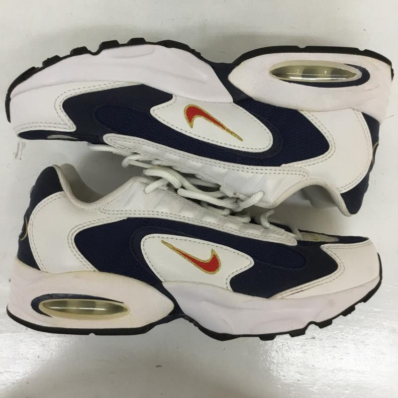 ナイキ NIKE スニーカー スニーカー Nike Air Max Triax 96 USA FD2596-600 25.0cm ロゴ、文字 白 / ホワイト / white X 紺 / ネイビー / navy メンズ USED 古着 中古 10155439