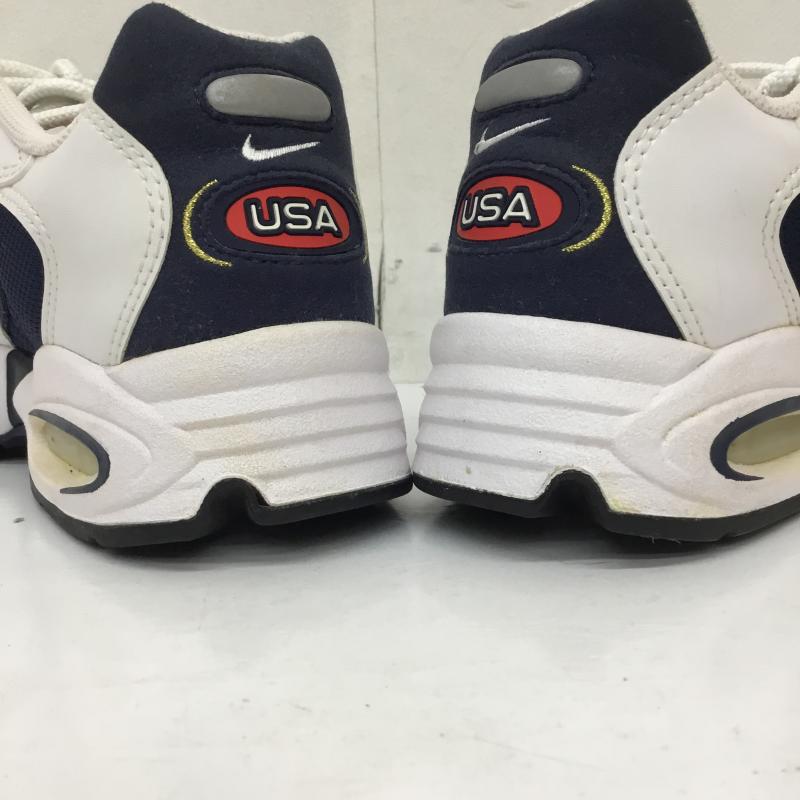 ナイキ NIKE スニーカー スニーカー Nike Air Max Triax 96 USA FD2596-600 25.0cm ロゴ、文字 白 / ホワイト / white X 紺 / ネイビー / navy メンズ USED 古着 中古 10155439