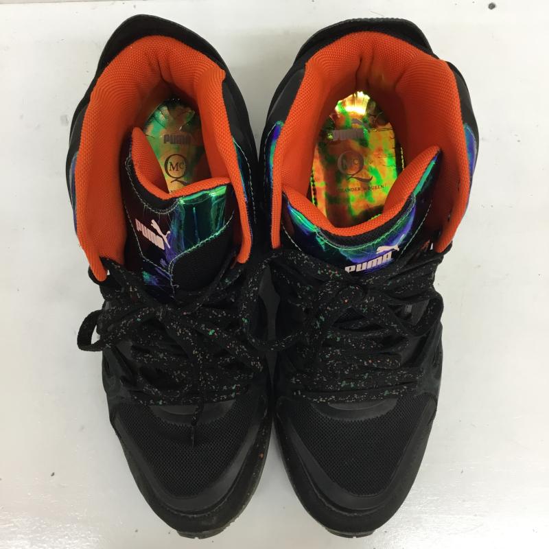 プーマ PUMA スニーカー スニーカー PUMA MCQ TECH RUNNER MID 359484-01 27.0cm ロゴ、文字 黒 / ブラック / black メンズ USED 古着 中古 10155440