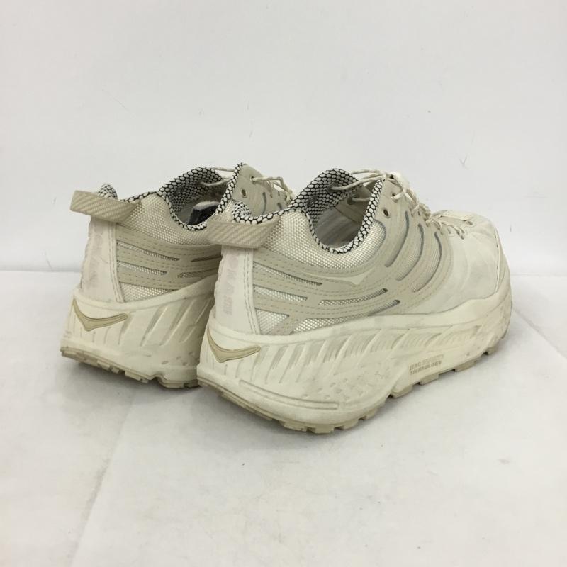 ホカ HOKA スニーカー スニーカー 1166450 STINSON EVO OG TP 26.5cm 26.5cm ロゴ、文字 ベージュ / ベージュ / beige メンズ USED 古着 中古 10155443