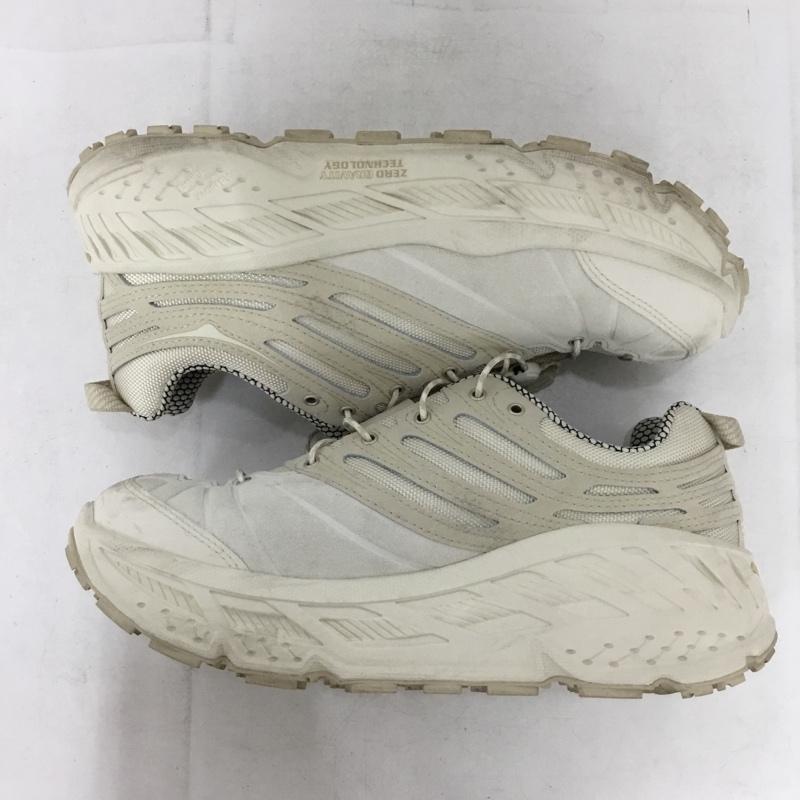 ホカ HOKA スニーカー スニーカー 1166450 STINSON EVO OG TP 26.5cm 26.5cm ロゴ、文字 ベージュ / ベージュ / beige メンズ USED 古着 中古 10155443