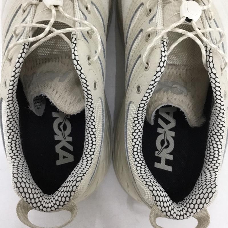 ホカ HOKA スニーカー スニーカー 1166450 STINSON EVO OG TP 26.5cm 26.5cm ロゴ、文字 ベージュ / ベージュ / beige メンズ USED 古着 中古 10155443