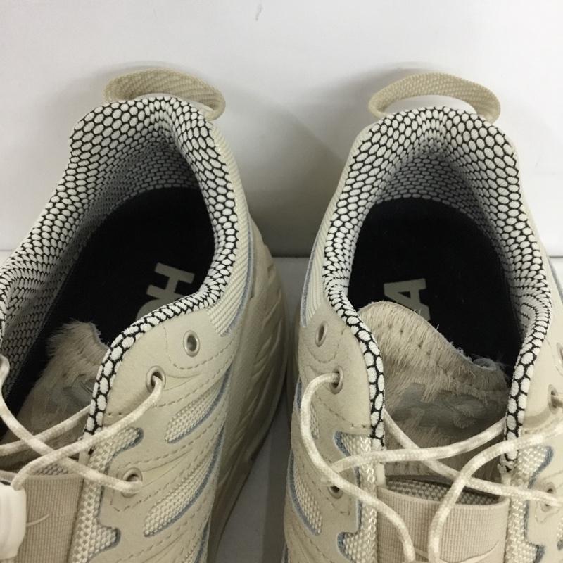 ホカ HOKA スニーカー スニーカー 1166450 STINSON EVO OG TP 26.5cm 26.5cm ロゴ、文字 ベージュ / ベージュ / beige メンズ USED 古着 中古 10155443