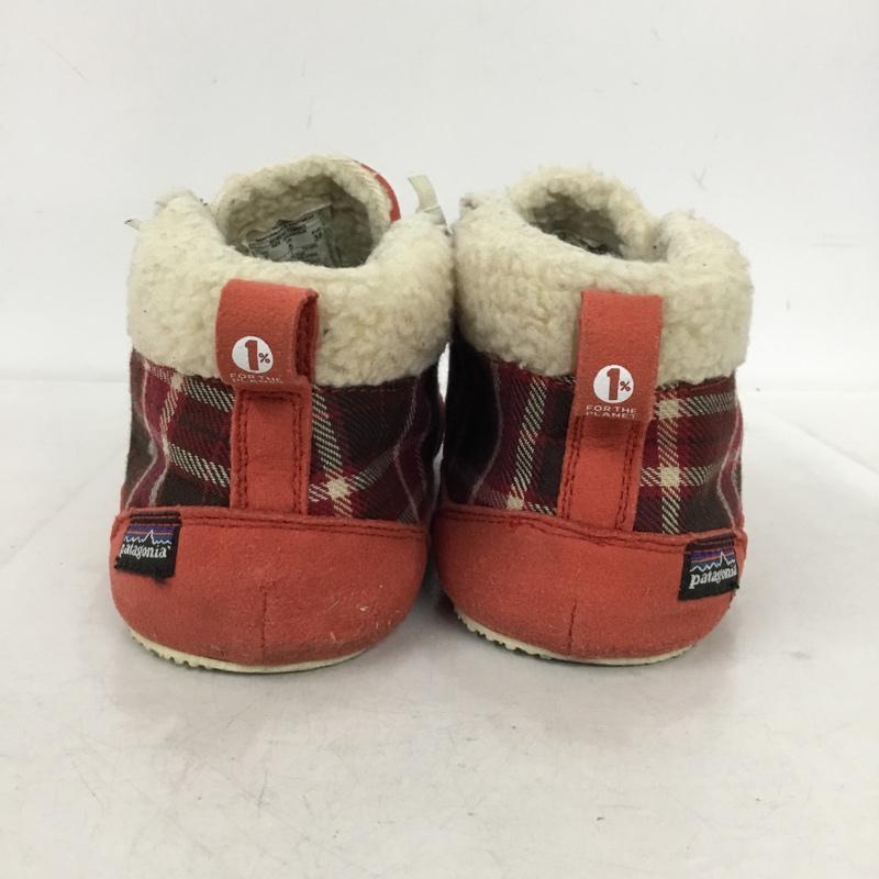 パタゴニア patagonia スニーカー スニーカー T51852 ボア UK5 チェック US：7 ロゴ、文字 赤 / レッド / red レディース USED 古着 中古 10155444
