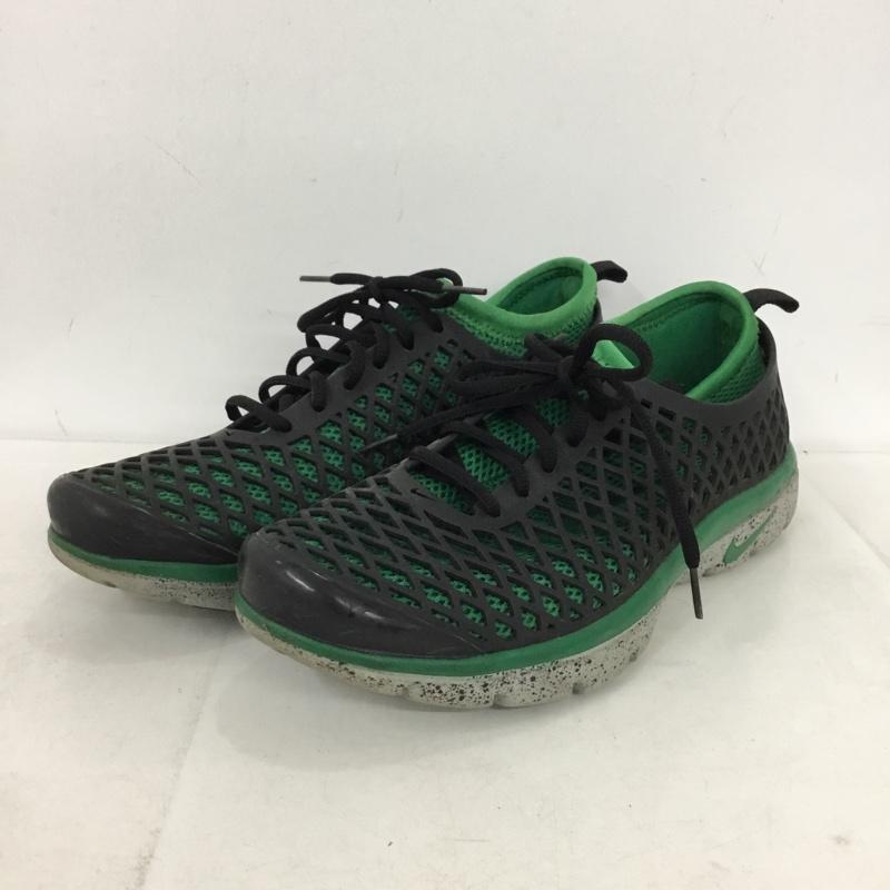 ナイキ NIKE スニーカー スニーカー 318753-031 Air Rejuven8 28.5cm 28.5cm ワンポイント 黒 / ブラック / black X 緑 / グリーン / green メンズ USED 古着 中古 10155446