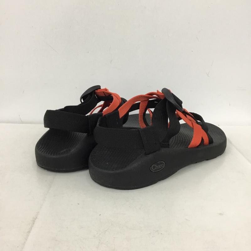 チャコ Chaco サンダル サンダル J199045 Ms ZX 1Yampa アウトドアサンダル UK8 US：9 ロゴ、文字 黒 / ブラック / black X 赤 / レッド / red メンズ USED 古着 中古 10155447