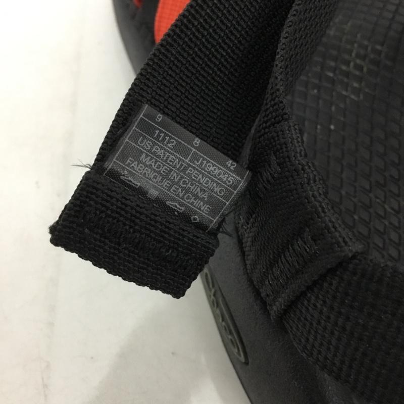 チャコ Chaco サンダル サンダル J199045 Ms ZX 1Yampa アウトドアサンダル UK8 US：9 ロゴ、文字 黒 / ブラック / black X 赤 / レッド / red メンズ USED 古着 中古 10155447