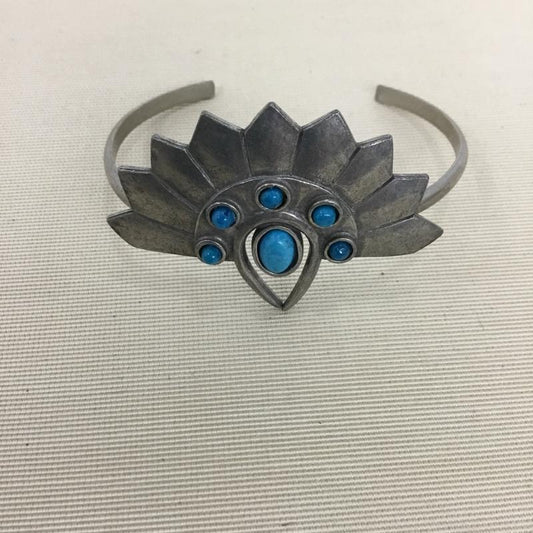 ザトゥーバンディッツ THE 2 BANDITS アクセサリー ブレスレット、バングル  銀 / シルバー / silver color X 青 / ブルー / blue メンズ USED 古着 中古 10155454