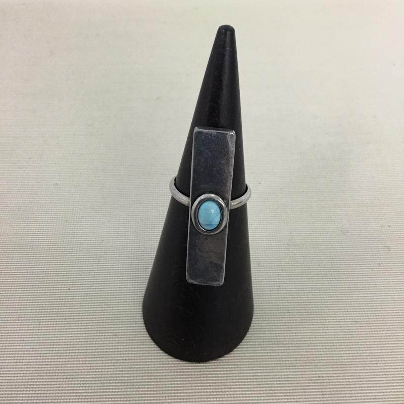 ザトゥーバンディッツ THE 2 BANDITS アクセサリー 指輪 13.5号 無地 銀 / シルバー / silver color X 青 / ブルー / blue メンズ USED 古着 中古 10155458