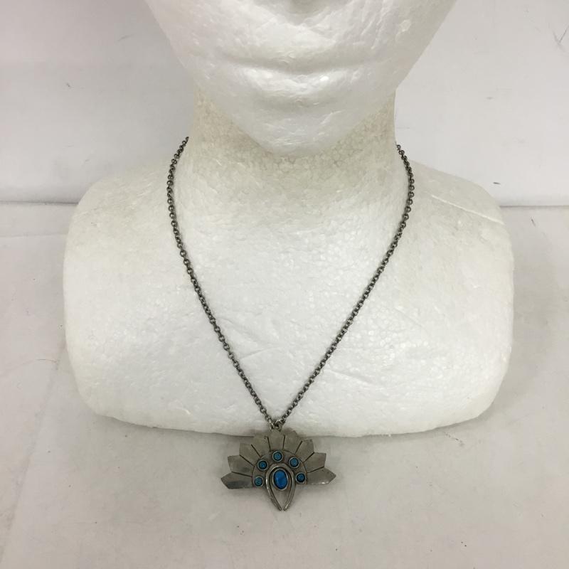 ザトゥーバンディッツ THE 2 BANDITS アクセサリー ネックレス、ペンダント  銀 / シルバー / silver color X 青 / ブルー / blue メンズ USED 古着 中古 10155460