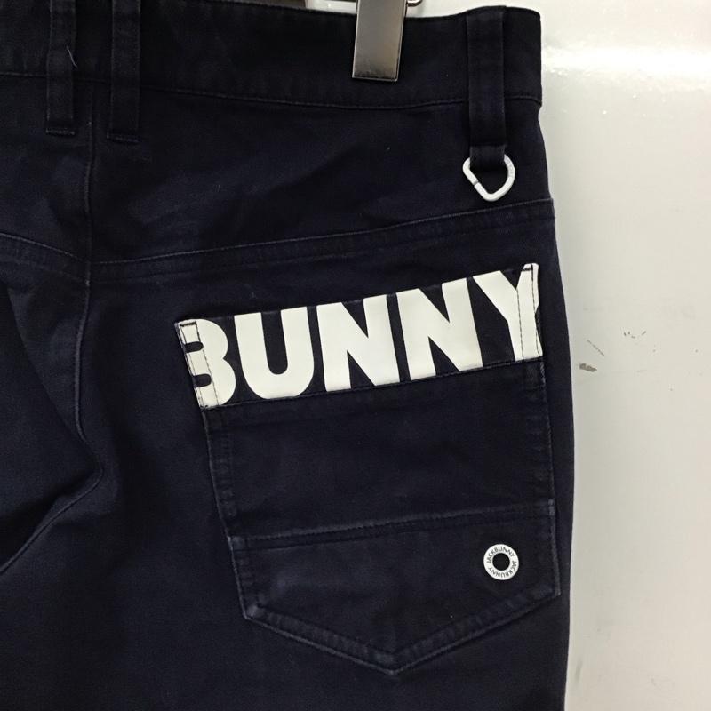 ジャックバニー Jack Bunny!! パンツ スラックス 262-2131209 スポーツウェア ストレッチ ゴルフウェア 3 ロゴ、文字 紺 / ネイビー / navy メンズ USED 古着 中古 10155465