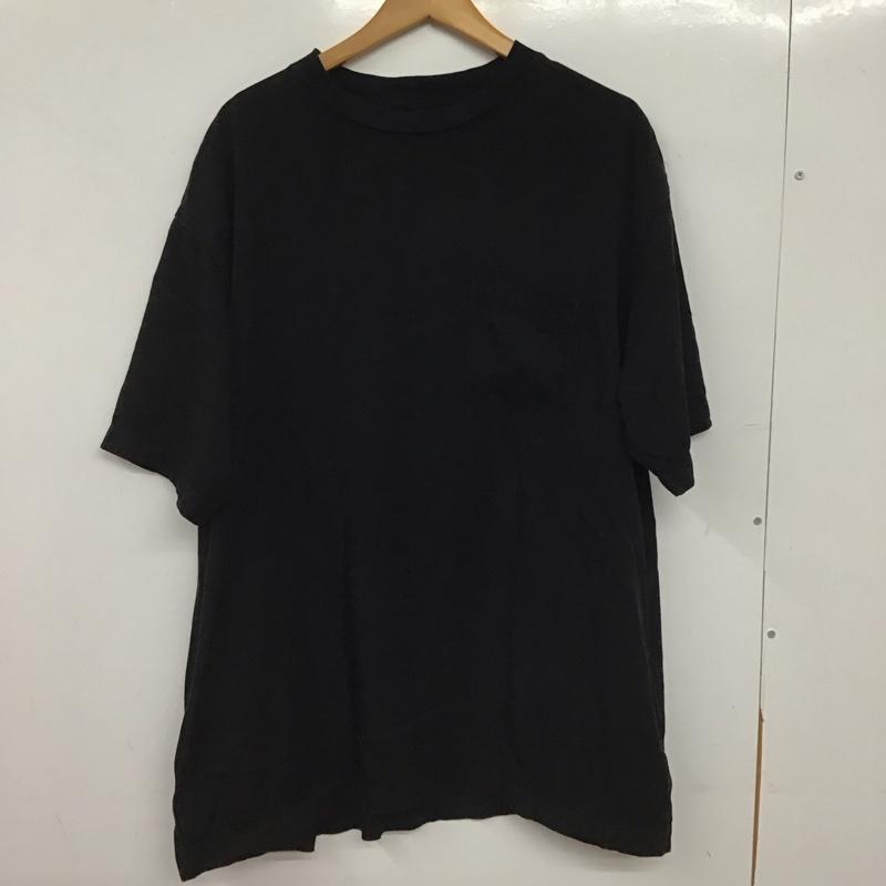 マインデニム MINEDENIM Tシャツ 半袖 2202-4001-99-032 クルーネック ポケット付きTシャツ 3 無地 黒 / ブラック / black メンズ USED 古着 中古 10155467