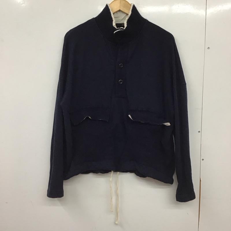 古着 USED トレーナー 長袖 VC224766 裏毛ワイドプルオーバー vent blanc 無地 紺 / ネイビー / navy レディース USED 古着 中古 10155468