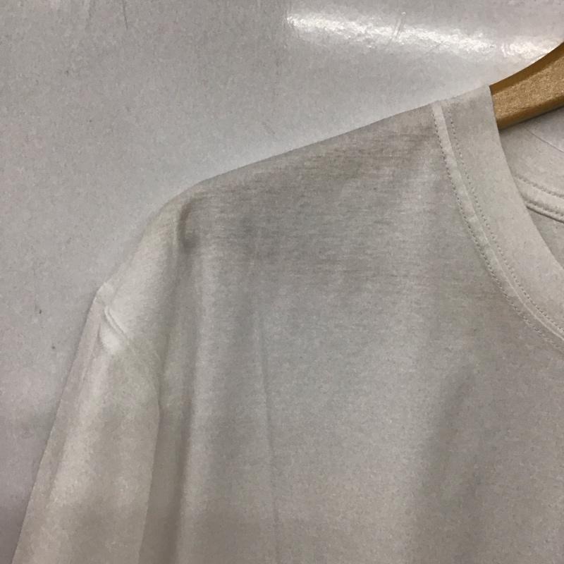 サンタフェ SANTAFE Tシャツ 半袖 0140-251-83830 クルーネック 刺繍 ロゴ、文字 白 / ホワイト / white メンズ USED 古着 中古 10155469