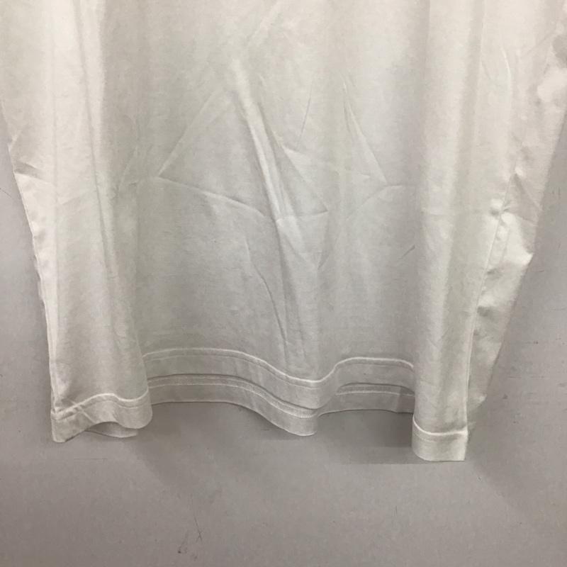 サンタフェ SANTAFE Tシャツ 半袖 0140-251-83830 クルーネック 刺繍 ロゴ、文字 白 / ホワイト / white メンズ USED 古着 中古 10155469