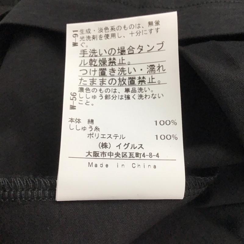サンタフェ SANTAFE Tシャツ 半袖 0140-251-83830 クルーネック 刺繍 ロゴ、文字 黒 / ブラック / black メンズ USED 古着 中古 10155470