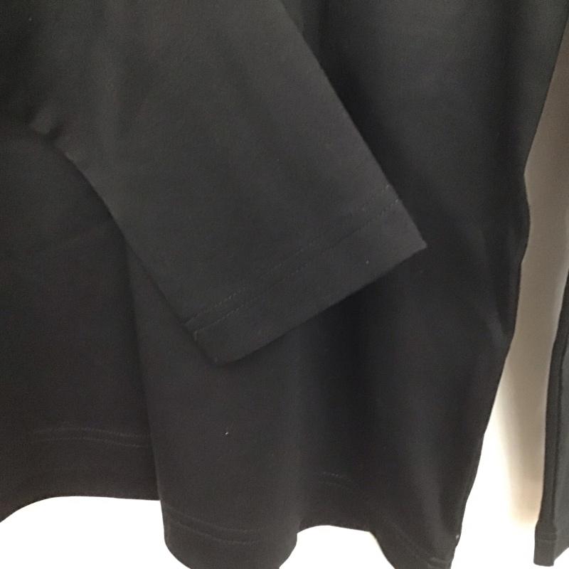 サンタフェ SANTAFE Tシャツ 長袖 0160-255-84403 クルーネック ロンT ロゴ、文字 黒 / ブラック / black メンズ USED 古着 中古 10155472
