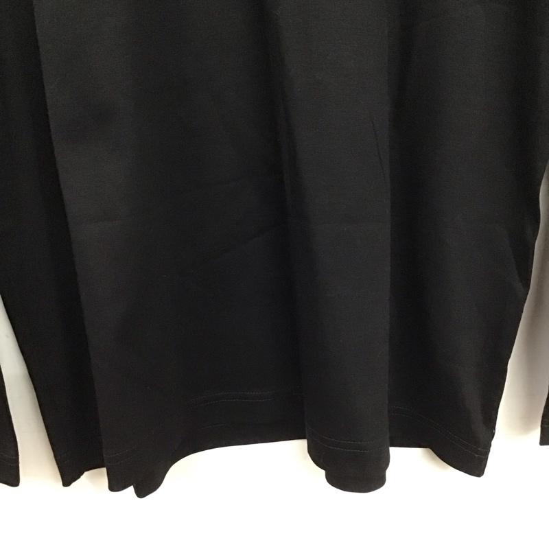 サンタフェ SANTAFE Tシャツ 長袖 0160-255-84403 クルーネック ロンT ロゴ、文字 黒 / ブラック / black メンズ USED 古着 中古 10155472