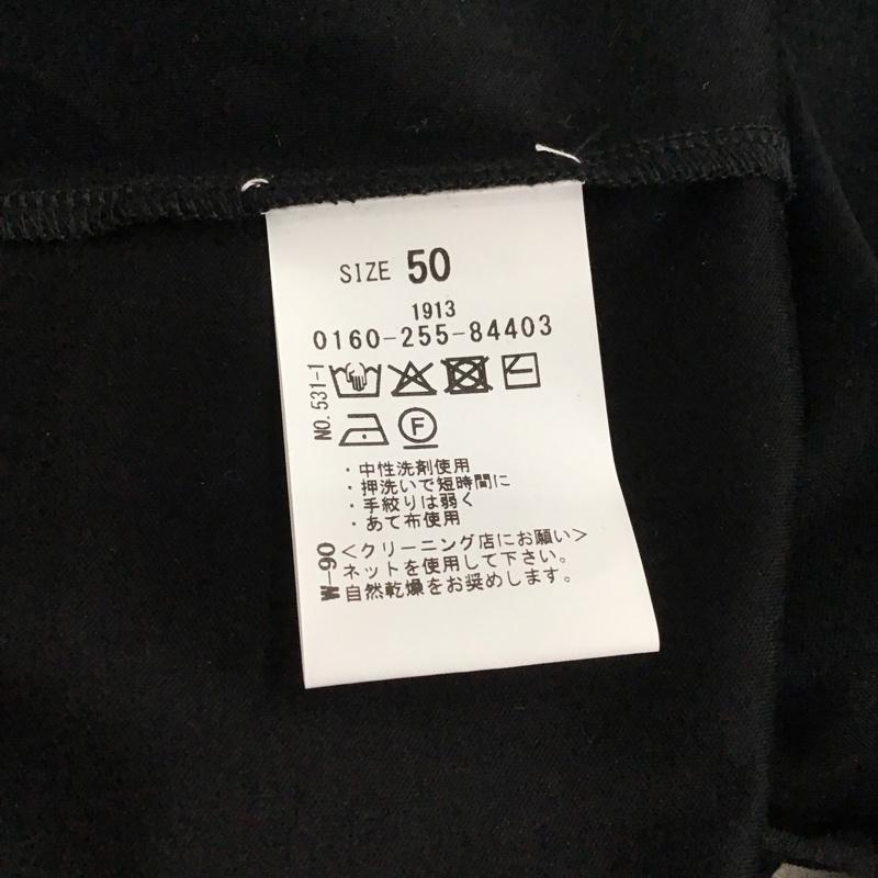 サンタフェ SANTAFE Tシャツ 長袖 0160-255-84403 クルーネック ロンT ロゴ、文字 黒 / ブラック / black メンズ USED 古着 中古 10155472