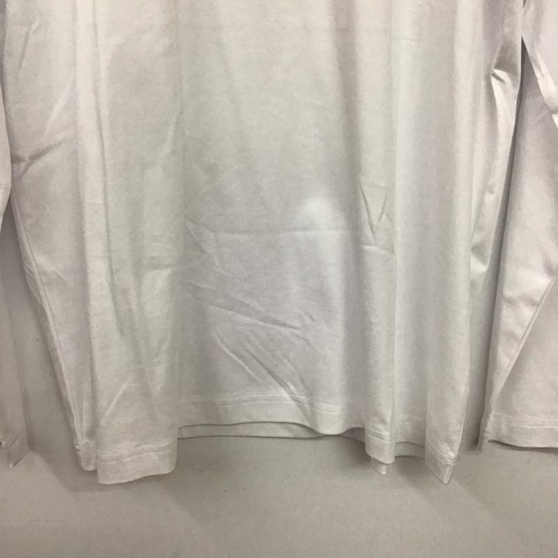サンタフェ SANTAFE Tシャツ 長袖 0160-255-84403 クルーネック ロンT ロゴ、文字 白 / ホワイト / white メンズ USED 古着 中古 10155473