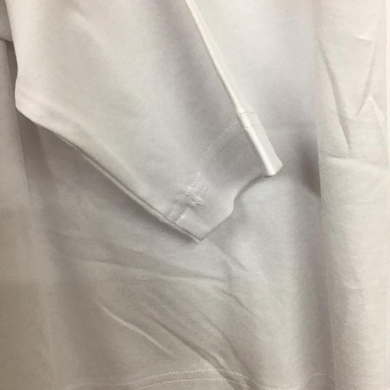 サンタフェ SANTAFE Tシャツ 長袖 0160-255-84403 クルーネック ロンT ロゴ、文字 白 / ホワイト / white メンズ USED 古着 中古 10155473