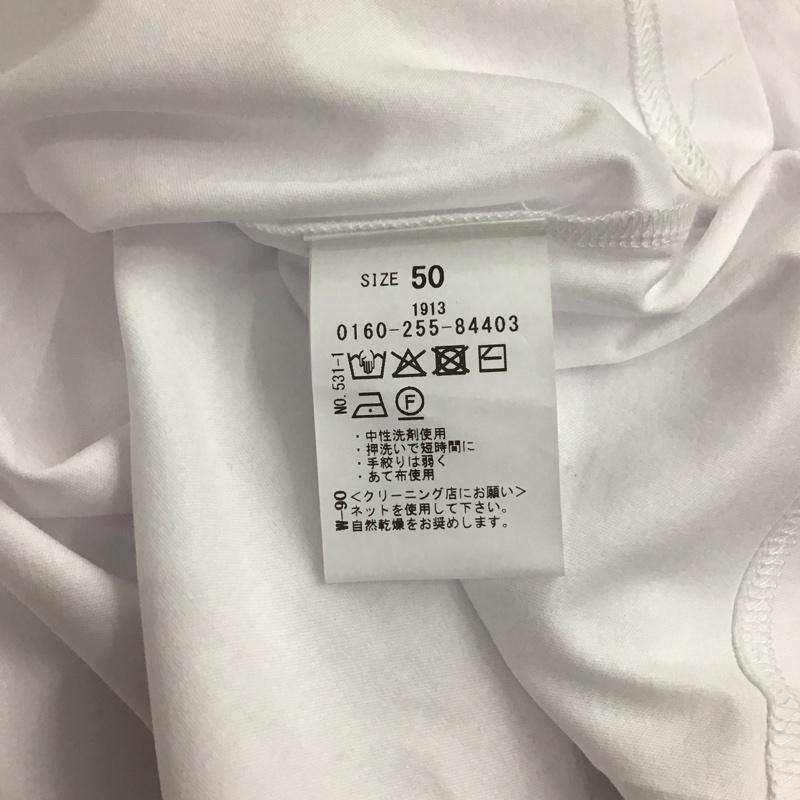 サンタフェ SANTAFE Tシャツ 長袖 0160-255-84403 クルーネック ロンT ロゴ、文字 白 / ホワイト / white メンズ USED 古着 中古 10155473