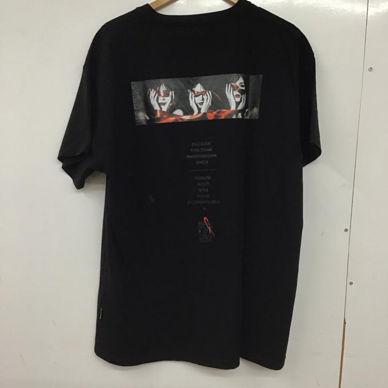古着 USED Tシャツ 半袖 PRESTIGE APPAREL クルーネック バックプリント L プリント 黒 / ブラック / black メンズ USED 古着 中古 10155474