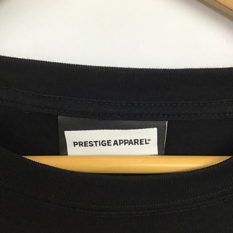 古着 USED Tシャツ 半袖 PRESTIGE APPAREL クルーネック バックプリント L プリント 黒 / ブラック / black メンズ USED 古着 中古 10155474