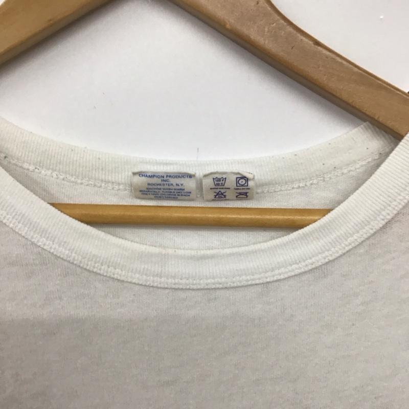 アンディフィーテッド UNDEFEATED Tシャツ 半袖 C8-P370 Champion クルーネック バックプリント XL ロゴ、文字 白 / ホワイト / white メンズ USED 古着 中古 10155475