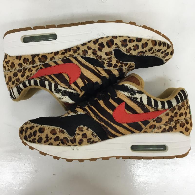 ナイキ NIKE スニーカー スニーカー atmos × Nike Air Max 1 DLX  Animal Pack Safari AQ0928-700 25.0cm ヒョウ柄・レオパード柄 マルチカラー / マルチカラー / multicolor メンズ USED 古着 中古 10155477
